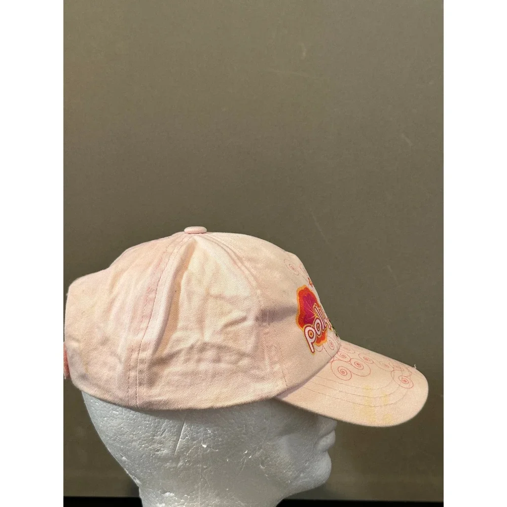 Vintage Polly Pocket Pink Baseball Cap Hat Y2K Embroidered Glitter Girls Kids‎